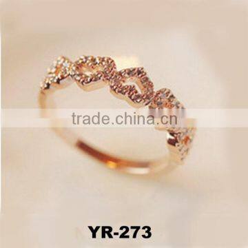 Hot Selling Wedding Ring With Flash Diamond For Ladies