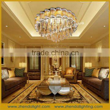 fashion modern flush mount K9 crystal ceiling light led