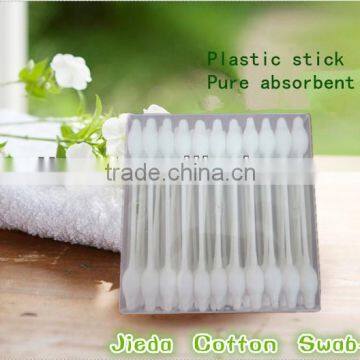 Applicator stick cotton fibre cotton bud