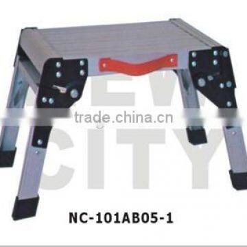 American Supermarkets Hot Sale Adjustable Aluminium Platform Ladder