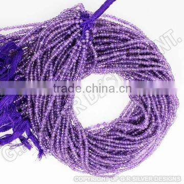 Amethyst Roundelle Facited Beads