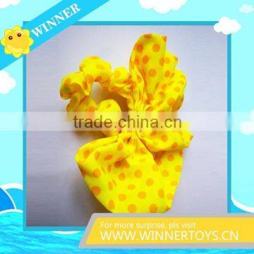 Elastic yellow spot rabbit ear hair band