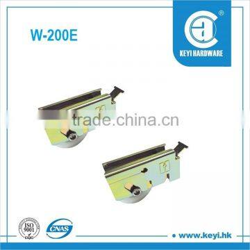 Abnormal shape aluminium sliding door rollers/single wheel W-200E