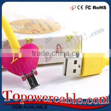 Wholesale High Quality LED Light-Up Flat Charger Micro USB Cables Wires photo-5