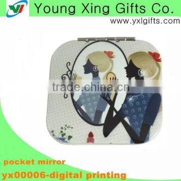 Aluminium Square Makeup Mirror