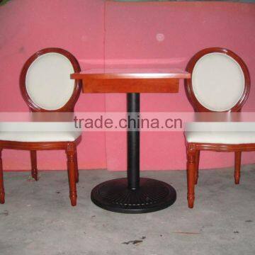 Solid wood restaurant chair and table XDW1256