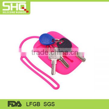 Factory FDA & LFGB silicone key bag