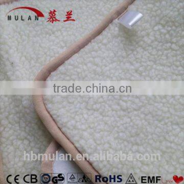 Multi Size Synthetic Wool Fleece Electric Blanket With Controller photo-2