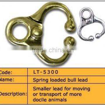 Spring loaded bull lead Bull Holder / Bull Lead, Stainless Steel veterinary instruments