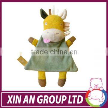 wholesale animal head designs plush baby blanket