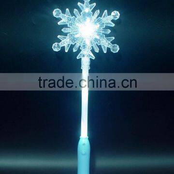 Light up stick Snowflakes stick with 9 flashing leds