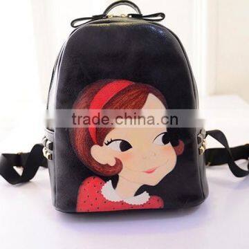 2016 new school backpack,waterproof pu leather backpack bag china manufacturer laptop backpack