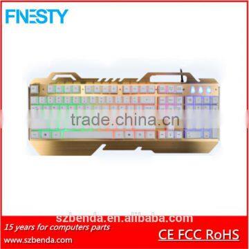 2016 new hot-selling Mechanical LED Backlight Gaming Keyboard