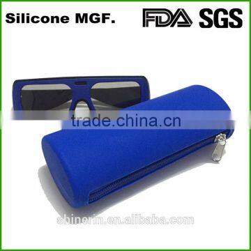 Shinerin bag manufacturer  wholesale fashion kids glasses bag silicone ladies travel cosmetic case