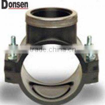 DOUBLE CLAMP SADDLE WITH REINFORCING RING