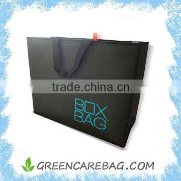 Foldable PP Non Woven Box Bag for Supermarket