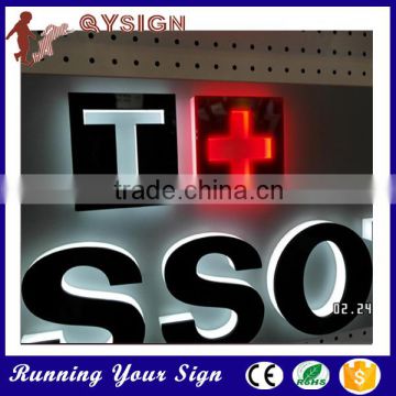 DIY Advertising P16 Waterproof Box Acrylic Letter LED Lighted Signs