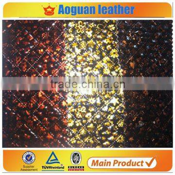 2014 shiny pvc artificial leather,handbgs leather, wallet leather