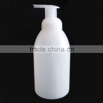 550ml PE shampoo and shower gel bottle with 40mm foamer