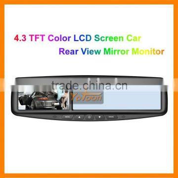 Yotoon 4.3'' TFT Color LCD Screen Car Mirror Monitor/Bluetooth