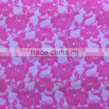 70%Nylon/30%spandex high stretch lace fabric for young lady