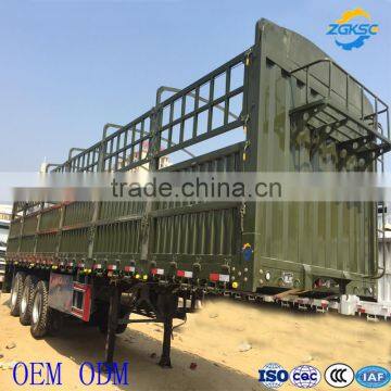 Aluminum alloy 33500 loading capacity 3 Axle stake semi trailer