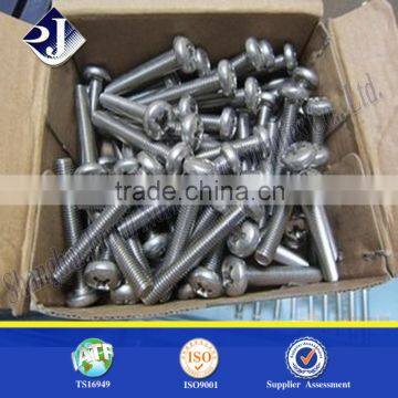 Phillip head machine screw stainless steel machine screw corss Pan head machine screw