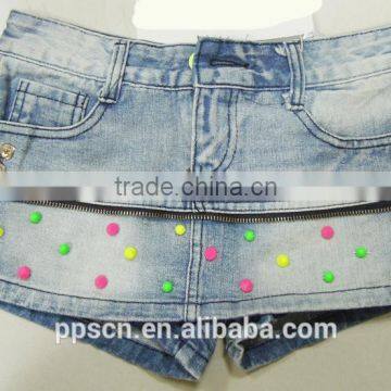 2016 Customized Hot Selling Sexy Ladies Short Jeans Pants