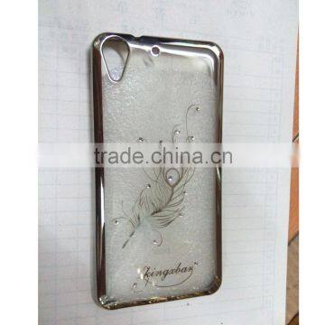 hin Clear Crystal Rubber Plating TPU Soft Case Cover For Wiko
