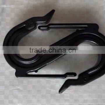 Plastic Double S HOOK shade net bird net anti hail net cherry cover S clip