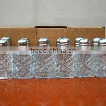 high quality clear glass spice bottles