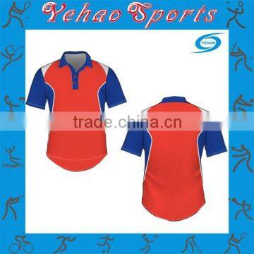 Best design custom cricket jersey with sublimation for sale