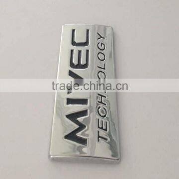 Decorative Plastic Chrome Plating 3D Name Logo photo-3