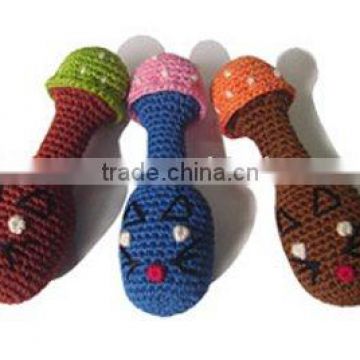 Pet Crochet Toy:Cute Mushroom