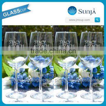 Drinking blown glas classic and popular glass stemware white wine goblet glass stemware