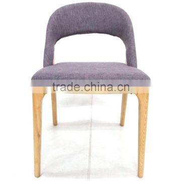Upholstery Chair Dining Furniture With Wood Leg photo-6