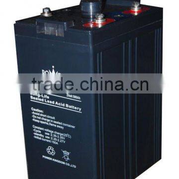 2V 500Ah long life sealed lead acid battery price