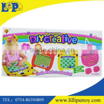 2016 best selling toys DIY creative lovely handmade calendar for girls