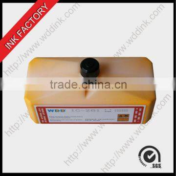 825ml yellow ink IC-261 for Domino digital label printer