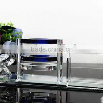 Exquisite Crystal Pen holder Card Holder Table Set Nice Table Decoration