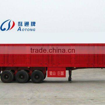 best selling cargo box transport semi trailer,3 axles semi trailer,5 pairs of semi trailer door