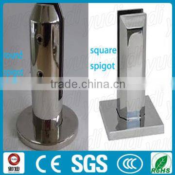 China factory pool mount stainless steel frameless glass spigots