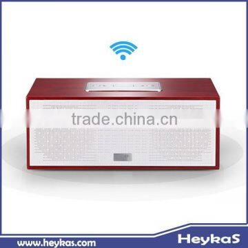 Senior wooden HiFi Stereo cube wifi stereo speakers