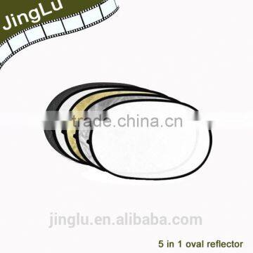 Studio Photo Collapsible 5 in 1 100 x 150cm 40" x 60" Oval Reflector Reflectors