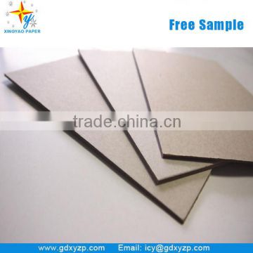 220-3000gsm Laminated Grey Chip Board Paper for Cardboard Box Packaging