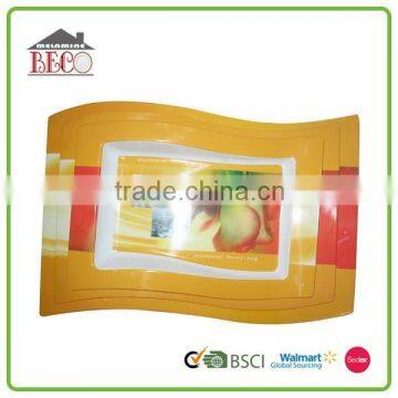 Factory price printing elegant melamine hamburger trays