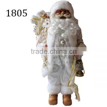 18 inch Vinyl santa claus standing santa claus figurines