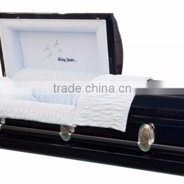 Decal going home casket and coffin stainless steel