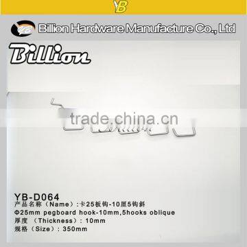 Supermarket Pegboard Display Hanging Hook / Shop Metal Hanging Hook / Store Clothes Hanger photo-3