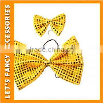 Dot Colours Carnival Party Elastic Bow Tie Neckwear photo-2